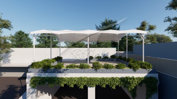 Jasa Pembuatan Kanopi Membran di Sukabumi dan Sekitarnya, Solusi Kanopi Modern yang Kuat dan Estetik