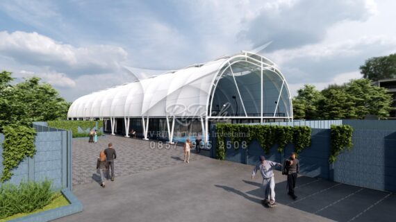 Jasa Pembuatan Membran di Tangerang, Kanopi Modern yang Bikin Bangunan Naik Kelas