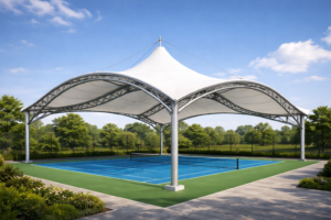 Jasa Pembuatan Kanopi Membran di Samarinda Kota Kalimantan Timur yang Kuat dan Estetik