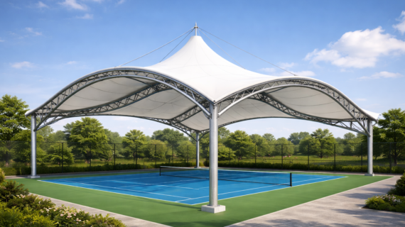 Jasa Pembuatan Kanopi Membran di Samarinda Kota Kalimantan Timur yang Kuat dan Estetik