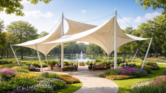 Jasa Pembuatan Kanopi Membran di Cilincing Jakarta Utara | Solusi Estetik & Tahan Lama