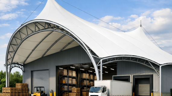 Jasa Pembuatan Kanopi Membran di Barito Kuala Kalimantan Selatan Profesional & Bergaransi