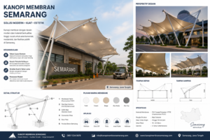 Jasa Pembuatan Kanopi Membran di Semarang Jawa Tengah: Solusi Modern, Kuat & Estetik