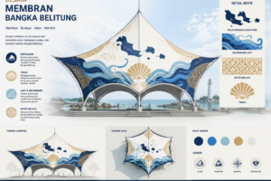 Jasa Pembuatan Membran di Kepulauan Bangka Belitung untuk Kanopi Modern dan Estetik