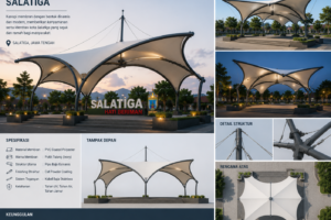 Jasa Pembuatan Kanopi Membran di Sidomukti Salatiga – Solusi Modern & Elegan